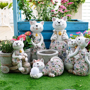 Grands moules de statue d'animal en silicone pour figurines de sculpture de jardin <span class=keywords><strong>moule</strong></span> de façonnage de produit ménager - Product Image 2