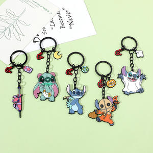 2025 nouveau dessin animé créatif fantôme drôle sac pendentif petit cadeau en gros Halloween personnage de dessin animé porte-clés - Product Image 1