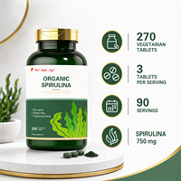 Comprimés de Spiruline Premium - Tonique Nutritif pour l'Énergie et l'Immunité, Enrichi en Vitamines, Certifié Halal, Approvisionnement en Gros