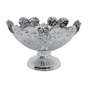 Soporte de cuenco de Metal de aluminio clásico hecho a mano, diseño Vintage de alta calidad, vajilla decorativa personalizada para servir - Product Image 1