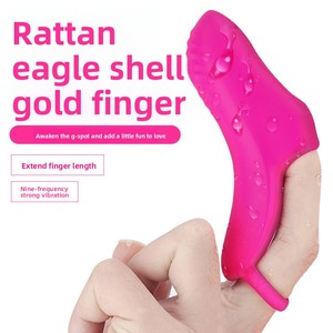 Cross-Border Fun Flirting Mujer G-Spot Vibrador Finger Sleeve Trigger Vibradores para masturbación femenina - Product Image 1