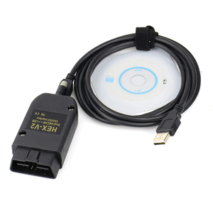 สายเคเบิลเครื่องมือสแกน VAG <span class=keywords><strong>24.7</strong></span> รุ่น OBD2 สำหรับการวินิจฉัยหลายภาษา HEX V2 พร้อมหัวต่อ USB สำหรับรถยนต์ Audi, SKODA, VW สายสัญญาณเสียงและวิดีโอ - Product Image 6