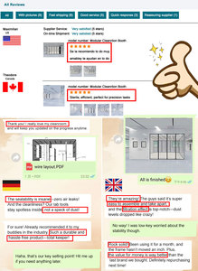 תא נקי נייד בהתאמה אישית/תא דגימה Class100-100000 ללא אבק, מחיר מפעל, ציוד ניקוי אוויר - Product Image 6