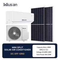 Climatiseur solaire hybride Mutian 12000/18000/24000BTU 1.5/2/3HP AC/DC