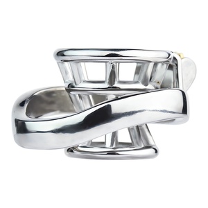 Jaula de Castidad FRRK para Hombre con Bloqueo Negativo y Presión en la Raíz para Control del Deseo, Jaula Abierta - Product Image 4