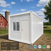 Casa Contenedor Prefabricada para Comercio Exterior Modelo DBX-23, de Montaje Rápido, Modular, Desmontable, Oficina Portátil, Diseño 3D