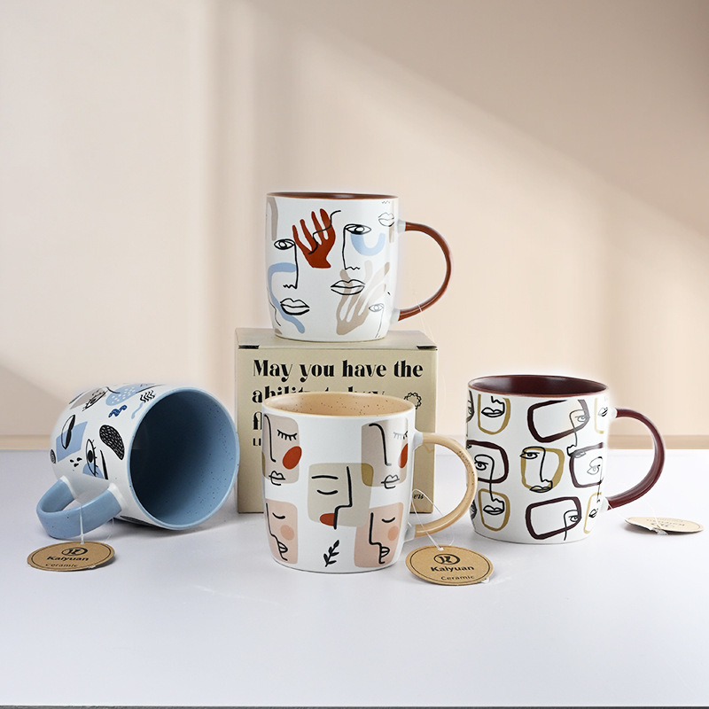 white box-double color cup