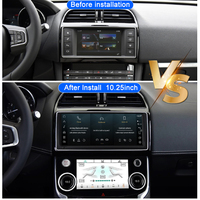 STWEI pour Jaguar F-PACE XE XEL XF XFL 10,25 pouces 2016-2019 Android 14 Autoradio Lecteur multimédia GPS Navigation Carplay 4G WIFI