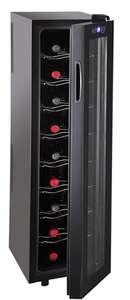 Homesun nuevo 49L eléctrico suave LED luz puerta de cristal de 18 botellas delgado portátil de madera eléctrica enfriador de vino refrigerador - Product Image 2