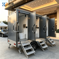 Toilettes publiques extérieures, sanitaires portables, remorques sanitaires mobiles, équipement de service commercial, remorques sanitaires de luxe VIP