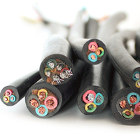 Câble électrique souple RVV à 3 conducteurs, fils multiconducteurs 0,75 mm, 1,5 mm, 2,5 mm, 4 mm, câble en cuivre flexible – Vente chaude