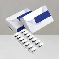 Boîtes en papier personnalisées imprimées pour l'emballage de médicaments, boîte à pilules pharmaceutiques en carton de luxe avec logo