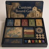Jeu de société d'architecture romane personnalisé, jeu de cartes de stratégie, jeu éducatif de construction de routes muséales avec cartes en papier couché 350g