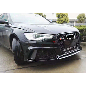 Kit de carrosserie pour Audi A6 C7 2012 — 2015, nouveau, qualité supérieure, pare-chocs avant avec calandre, modèle <span class=keywords><strong>RS6</strong></span>, livraison gratuite - Product Image 4
