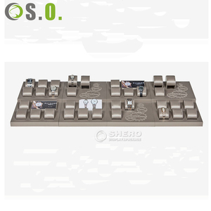 แท่นวางนาฬิกาหนัง PU คุณภาพสูงแบบกำหนดเองได้ พร้อมที่จัดระเบียบนาฬิกา - Product Image 1