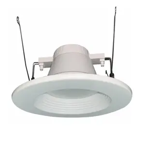 빠른 배달 ETL LED 통 조명기구 6 인치 120VAC 15W 1300lm 5CCT 조정 가능 + 2000K 야간 조명