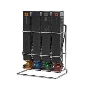 40pcs Nespresso Cà phê <span class=keywords><strong>Pod</strong></span> viên nang chủ Rack hiển thị cho nhà bếp phòng ăn văn phòng sử dụng - Product Image 5