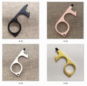 Tiện ích 2025 sáng tạo phong cách mới không tiếp xúc Móc chìa khóa vòng chìa khóa biểu tượng tùy chỉnh cho Giáng sinh năm mới sinh nhật món quà cưới - Product Image 4