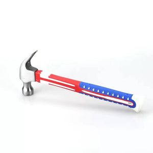 Marteau en fer multifonctionnel de 16oz avec poignée de drapeau et griffe en aluminium et acier pour usage industriel - Product Image 3