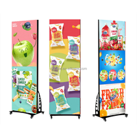 Pantalla LED para Póster P2 P2.5 P1.8 a Todo Color, Ultrafina, Portátil, para Publicidad Digital en Interiores, Pantalla Espejo