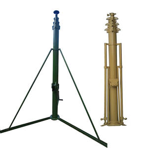 Mástil de elevación telescópico manual de 60 pies para torre de antena de radioaficionado 18m - Product Image 1