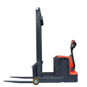 Apilador Compacto Autopropulsado E1020J con Certificación CE, Montacargas de Batería de un Solo Mástil de 2000 mm - Product Image 1