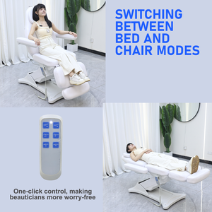 Silla eléctrica reclinable <span class=keywords><strong>de</strong></span> 3 motores, silla <span class=keywords><strong>de</strong></span> tatuaje para examen médico, mesa <span class=keywords><strong>de</strong></span> masaje para Spa, cama <span class=keywords><strong>de</strong></span> <span class=keywords><strong>belleza</strong></span> Facial cosmética - Product Image 4