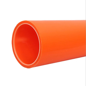 ท่อร้อยสายไฟฟ้าใต้ดินแบบพลาสติก UPVC สีส้ม  แบบกำหนดเองได้ พร้อมรายการราคา - Product Image 3