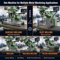 Hochsteife X6325 Universal-Revolverfräsmaschine 3-Achsen Manuelle Metall-Mittelfräs-Maschine
