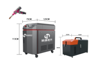 Machine de soudage laser portative Lanlyn, alimentation en fil à quatre rouleaux, sans meulage, technologie de soudage laser par oscillation brevetée, assistance 24/7