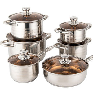 Meilleurs ustensiles de cuisine à <span class=keywords><strong>induction</strong></span> 12 pièces poêle antiadhésive grandes casseroles et <span class=keywords><strong>casserole</strong></span> batterie de cuisine ustensiles de cuisine à usage multiple - Product Image 2