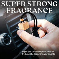 Diffuseur d'arômes liquide en bois personnalisé avec logo pour voiture, désodorisant et purificateur d'air aux huiles essentielles, vente en gros