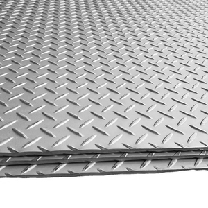 4mm 금속 체커 플레이트 공장 3004 5086 5083 3003 미끄럼 방지 체크 무늬 양각 합금 강철 체크 무늬 시트 판 - Product Image 1