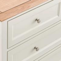 Buffet Moderne en Chêne Bicolore Écologique et Durable avec 4 Tiroirs pour Salon, Chambre, Salle à Manger, Villas, Hôtels, Appartements