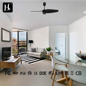 Factory Direct 52-Inch ABS 3-Blade Modern BLDC <b>Ceiling</b> <b>Fan</b> with <b>Wall</b> & <b>Remote</b> <b>Control</b> for Living Room & Bedroom - Product Image 3