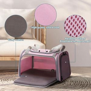 Échantillon Gratuit : Sac de Transport pour Chat, Approuvé par les Compagnies Aériennes, pour Chats de Petite et Moyenne Taille de Moins de 5,4 kg, avec un Intérieur Confortable - Product Image 3