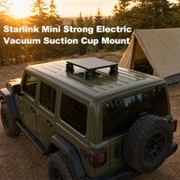 Ventouse électrique de type C 3 pouces (75 mm) avec batterie intégrée pour montage de photographie sur toit de voiture, base de montage d'antenne pour camping extérieur