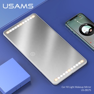 USAMS Venta caliente multifuncional de estilo Simple chica regalo de espejo de maquillaje con Led - Product Image 3