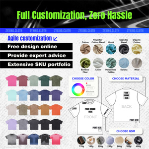 T-shirt da uomo personalizzata a maniche corte con lavaggio acido, stampa DTG, 100% cotone, lavorazione a maglia, oversize, vintage, casual, tinta unita, 300 grammi - Product Image 4