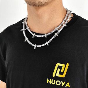 Hot Sale High Quality Personalized Luxury Jewelry Hip Hop <b>Iced</b> <b>Out</b> Zircon Cuban <b>Chain</b> Necklace for Men and Women - Product Image 2