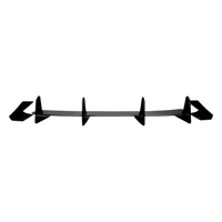 Diffuseur de pare-chocs arrière en PP noir brillant et motif carbone, compatible avec Audi S3 8V 2017-2020
