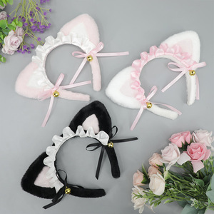 Diadema y accesorio de cola para niña Lolita's Comic Cat Ears - Product Image 2