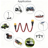 Connecteurs de fils en silicone automobile avec borne, conducteur en cuivre classé 240V/600V, isolation en caoutchouc - Marque Yuehua