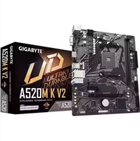 Motherboard GIGABYTE A520M K V2 ATX DDR4 AM4 PCIe 3.0 X16 PCIe 2.0 X1 Grafis Terintegrasi 64GB RAM SATA M.2 untuk Desktop