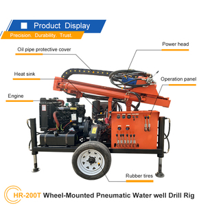 Máquina Perforadora de Pozos de Agua Montada en Remolque, 100m, para Pozos de Riego Agrícola, en Oferta - Product Image 6