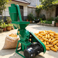 Broyeur de céréales polyvalent 7,5 kW 380 V 50 Hz 300-2000 kg/h, machine de mouture industrielle avec rapport d'essai pour usage agricole