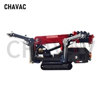 Grue araignée CHAVAC, norme européenne, 3 tonnes, haute performance, essence/diesel/électrique, hauteur de levage 10,8 m