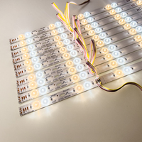 Barre de LED 24V SMD2835 à réflexion et diffusion de lumière avec lentille de rétroéclairage LED à prix réduit pour espaces commerciaux, de vente au détail et d'exposition