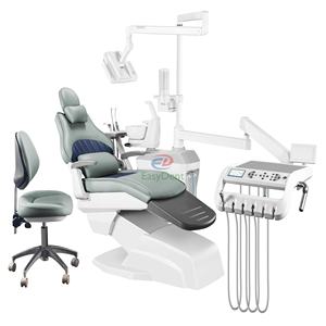 Harga kursi Unit gigi kompensasi mewah A2 desain baru 2024 dengan nampan dokter gigi baru dan lampu Sensor LED dengan dua bangku dokter gigi - Product Image 3