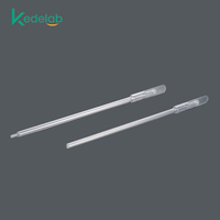 Pipette Pasteur en plastique transparent, pipette de transfert 3 ml, 1000/paquet